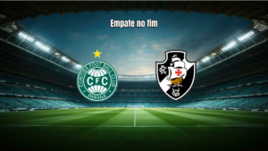 Coritiba 1-1 Vasco: Saldivia decide nos acréscimos no Couto Pereira