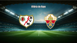 Rayo Vallecano vence Elche por 1x0 com gol de Nteka na La Liga