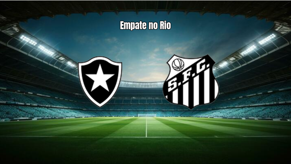Botafogo W e Santos W empatam em 1 a 1 no Brasileiro Feminino