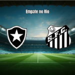 Botafogo W e Santos W empatam em 1 a 1 no Brasileiro Feminino