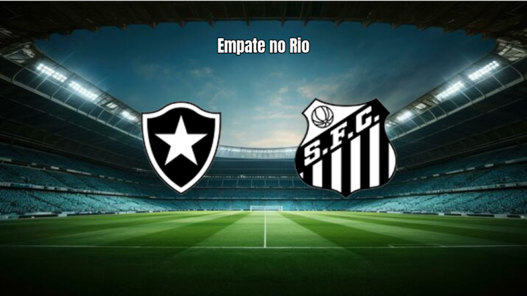 Botafogo W e Santos W empatam em 1 a 1 no Brasileiro Feminino