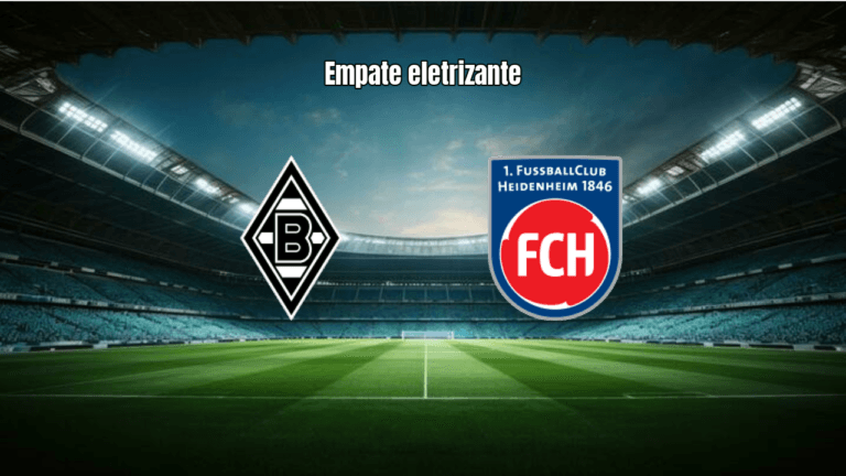 Borussia M'gladbach e Heidenheim empatam em 2-2 na Bundesliga