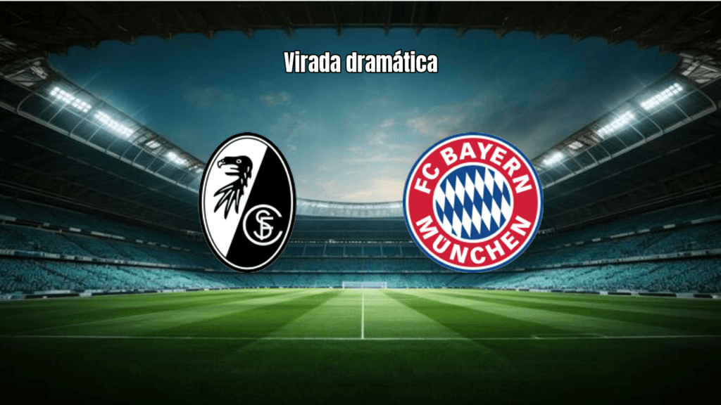 Bayern vira nos acréscimos e vence Freiburg por 3 a 2 na Bundesliga