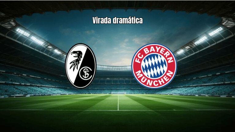 Bayern vira nos acréscimos e vence Freiburg por 3 a 2 na Bundesliga