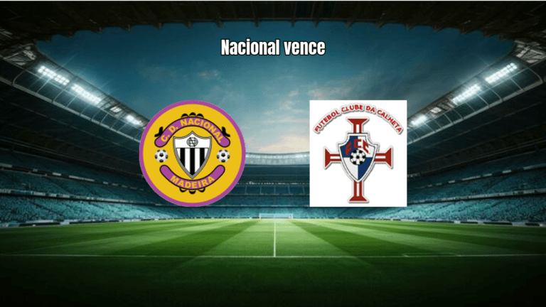 Nacional vence Estrela por 2-0 na 28ª rodada da Primeira Liga