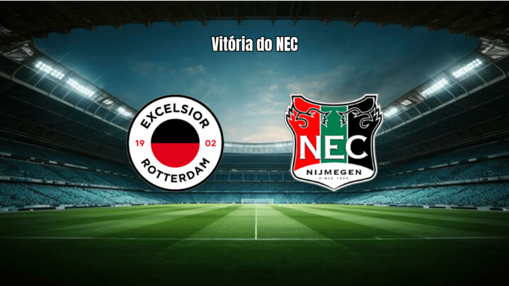 NEC Nijmegen vence Excelsior por 2 a 0 na Eredivisie Holandesa
