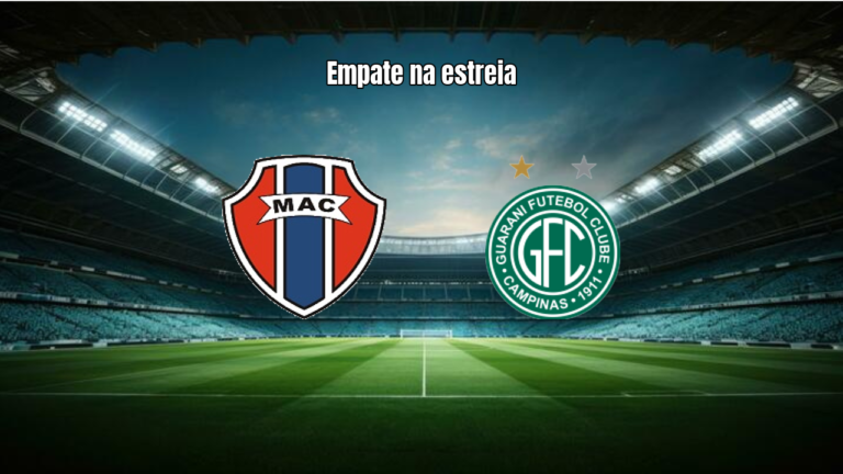 Maranhão e Guarani empatam em 1x1 na estreia da Série C 2026