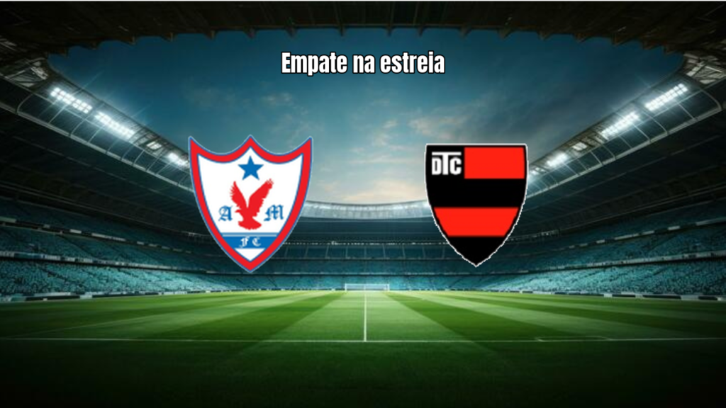 Águia de Marabá e Trem empatam na estreia da Série D 2026