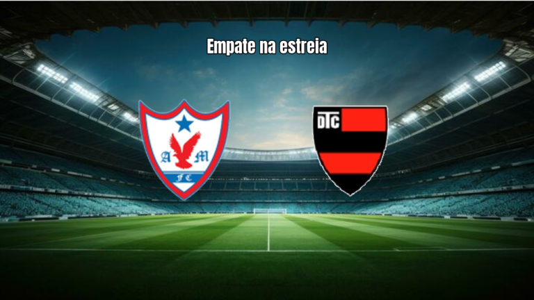 Águia de Marabá e Trem empatam na estreia da Série D 2026