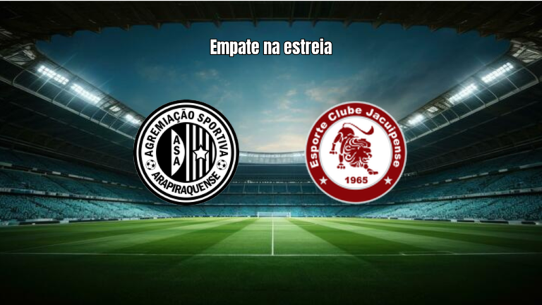 ASA e Jacuipense empatam sem gols na estreia da Série D 2026