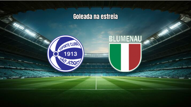Blumenau Vence São José por 3 a 0 na Estreia da Série D