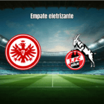 Eintracht Frankfurt e Köln empatam em 2-2 em jogo eletrizante
