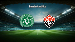 Chapecoense 1x1 Vitória: Empate com gols nos acréscimos na Arena Condá