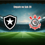 Botafogo U20 empata com Corinthians U20 no Brasileirão Sub-20