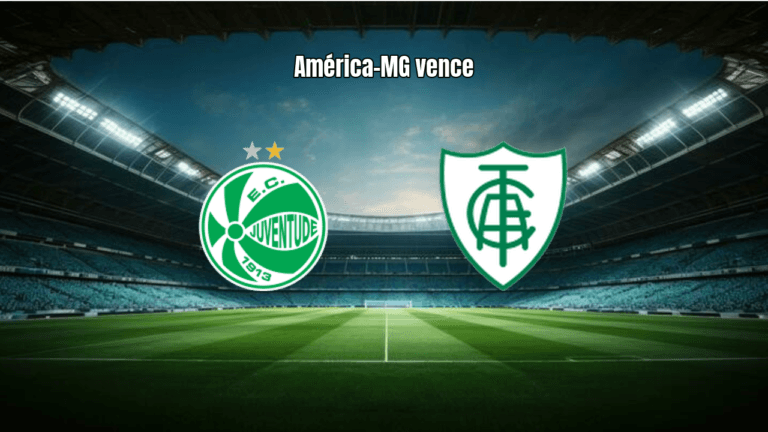 América-MG U20 vence Juventude por 3 a 1 no Brasileirão Sub-20