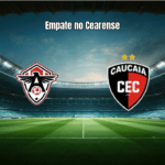 Uniclinic e Caucaia empatam em 1 a 1 no Cearense Série B