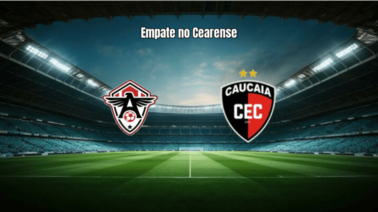 Uniclinic e Caucaia empatam em 1 a 1 no Cearense Série B