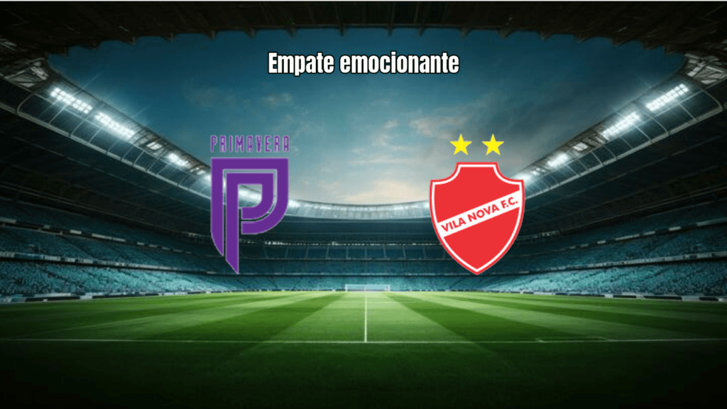 Primavera MG e Vila Nova empatam em 2-2 na Copa Centro-Oeste