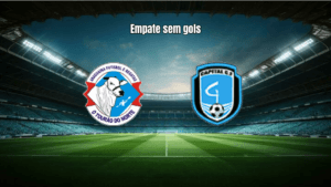Araguaína e Capital Brasília empatam sem gols na Copa Centro-Oeste