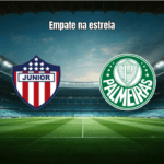 Junior e Palmeiras empatam na estreia da Libertadores 2026
