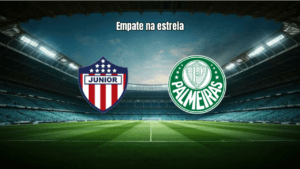 Junior e Palmeiras empatam na estreia da Libertadores 2026