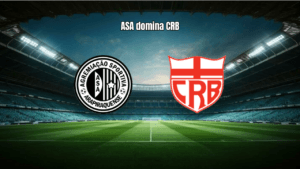 ASA vence CRB por 2x0 na Copa do Nordeste com gols no primeiro tempo