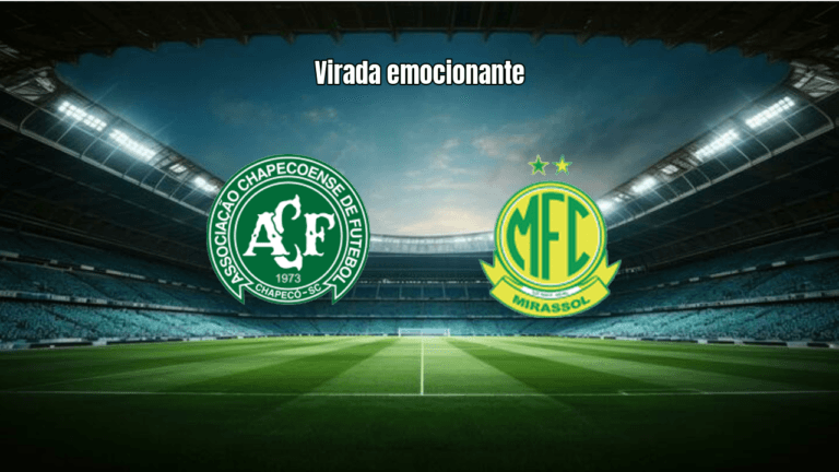 Mirassol U20 vira sobre a Chapecoense na estreia do Brasileiro U20 B
