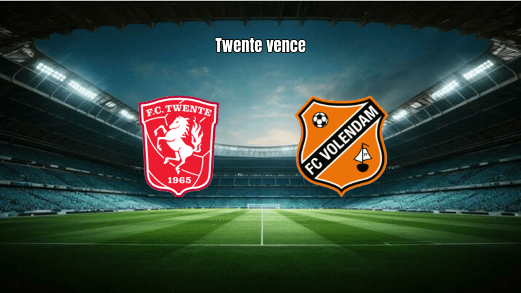 Twente vence FC Volendam por 2 a 1 na Eredivisie Holandesa