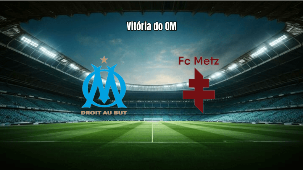 Marseille vence Metz por 3 a 1 na Ligue 1 com show de Aubameyang