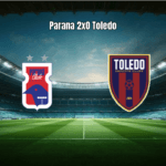 Parana vence Toledo por 2 a 0 no Paranaense com gols de Joao Felipe