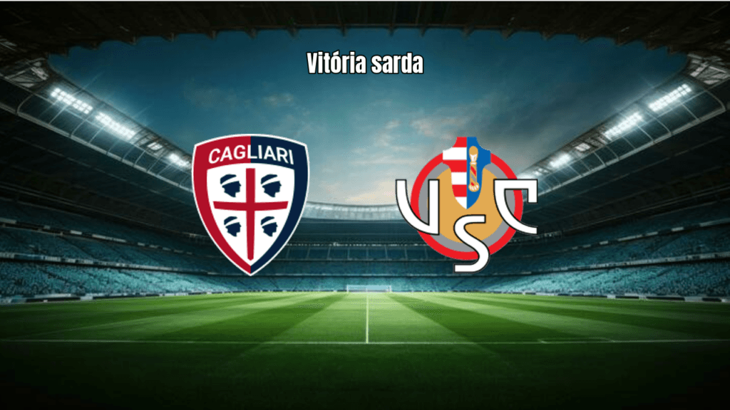 Cagliari vence Cremonese por 1x0 na Serie A com gol de Esposito