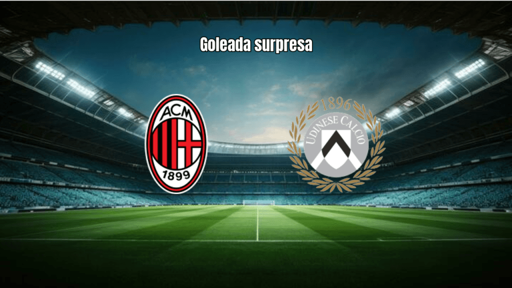 AC Milan sofre goleada surpresa em casa para o Udinese na Serie A