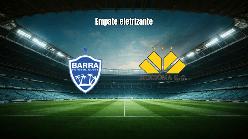 Barra SC U20 e Criciúma U20 empatam em 2 a 2 no Catarinense