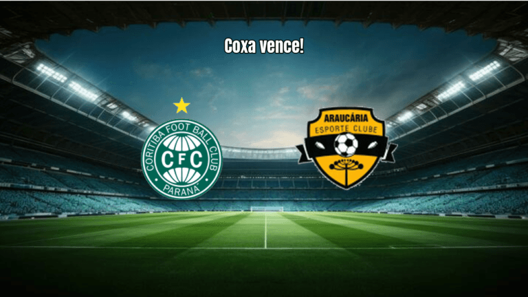 Coritiba U20 vence Araucaria U20 por 2 a 1 no Paranaense Sub-20