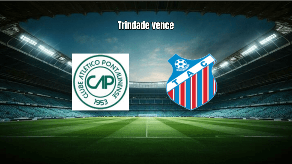 Trindade U20 vence Pontalinense U20 por 2 a 1 no Goiano Sub-20