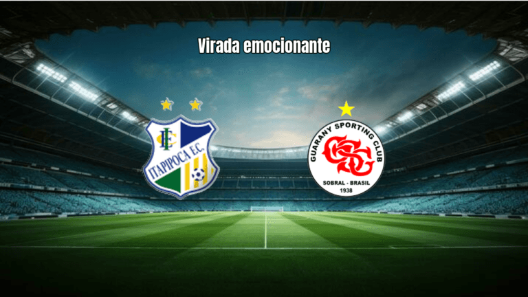 Itapipoca vence Guarany de Sobral por 3 a 2 no Cearense Série B
