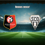 Rennes vence Angers por 2 a 1 em jogo decisivo da Ligue 1