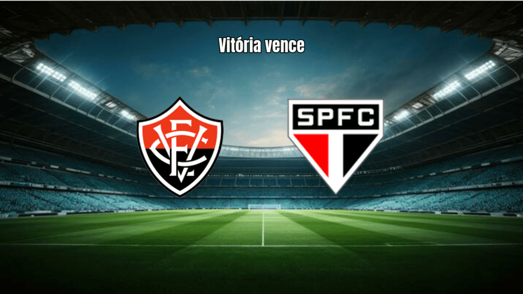 Vitória vence São Paulo por 2 a 0 na Série A com expulsão decisiva