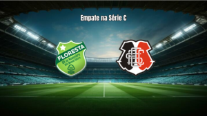 Floresta e Santa Cruz empatam na Série C: 1 a 1 em Horizonte