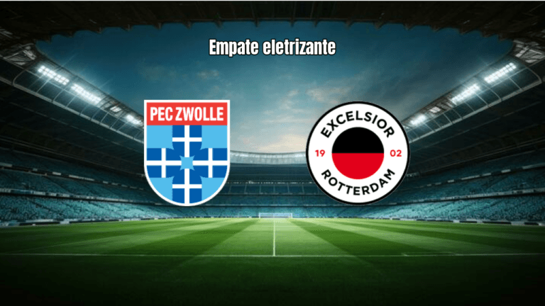 PEC Zwolle e Excelsior empatam em 2-2 na Eredivisie holandesa