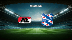 AZ Alkmaar 3-0 Heerenveen: Mijnans brilha em goleada na Eredivisie