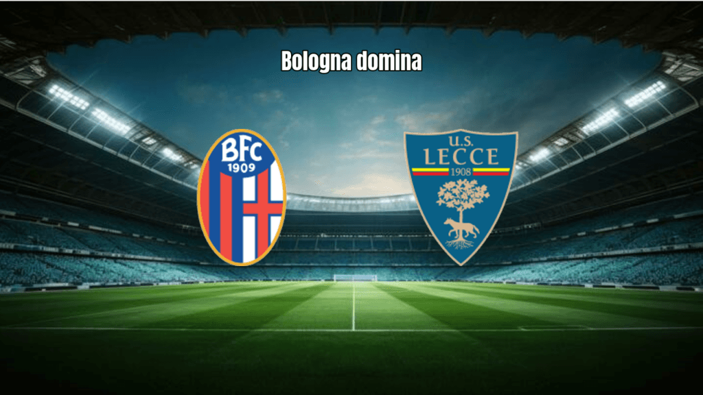 Bologna vence Lecce por 2-0 e segue firme na Serie A italiana