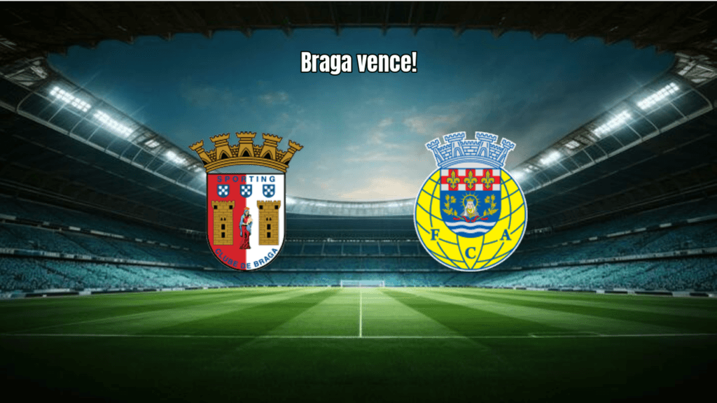 SC Braga vence Arouca por 1x0 na Primeira Liga com gol de P. Victor