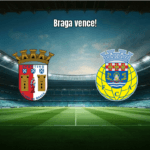SC Braga vence Arouca por 1x0 na Primeira Liga com gol de P. Victor