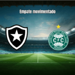 Botafogo 2-2 Coritiba: Empate em jogo movimentado no Nilton Santos