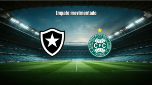 Botafogo 2-2 Coritiba: Empate em jogo movimentado no Nilton Santos