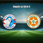 Araguaína e Guaporé empatam em 1 a 1 pela Série D do Brasileirão