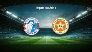 Araguaína e Guaporé empatam em 1 a 1 pela Série D do Brasileirão