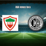 CSE 1x2 ASA: Alagoano vence fora de casa na Série D