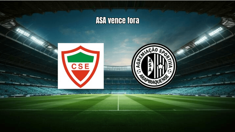 CSE 1x2 ASA: Alagoano vence fora de casa na Série D